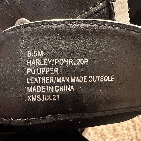 Sincerely Jules White Harley combat boots 
size 8.5 - Picture 7 of 9